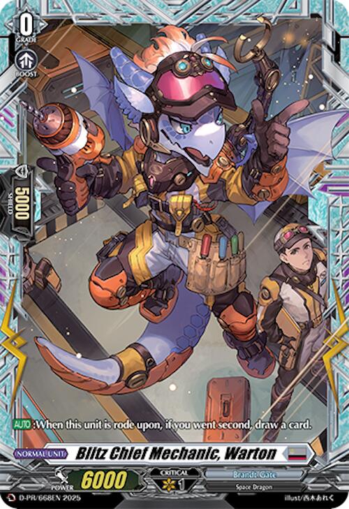 Blitz Chief Mechanic, Warton (D-PR/668EN) [D Promo Cards]