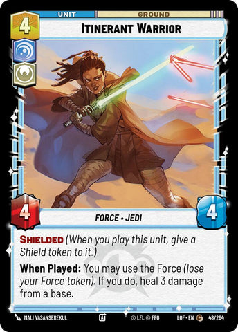 Itinerant Warrior (48/264) (48/264) [Legends of the Force]