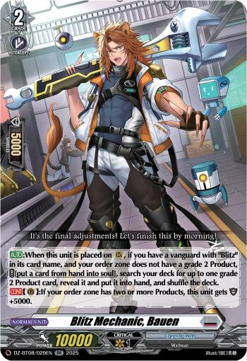 Blitz Mechnanic, Bauen (DZ-BT08/029EN) [Knights 0f Rebirth]