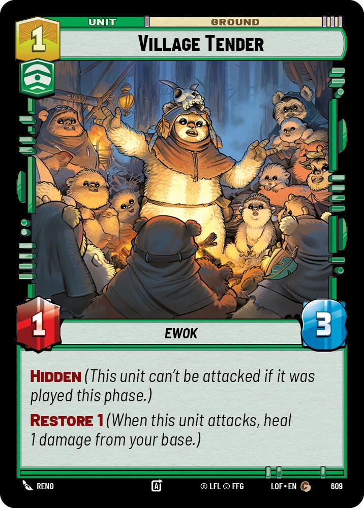 Village Tender (609) (Foil) (609) [Legends of the Force]