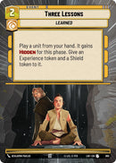 Three Lessons (965) (Hyperspace Foil) (965) [Legends of the Force]