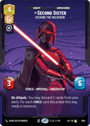 Second Sister - Seeking the Holocron (1069) (Prestige Foil) (1069) [Legends of the Force]
