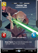 Saesee Tiin - Courageous Warrior (1090) (Prestige Foil) (1090) [Legends of the Force]