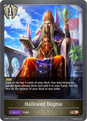 Hallowed Dogma (GFD01-071EN) [Luxheart Legends]