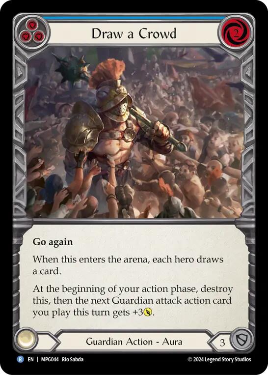 Draw a Crowd [MPG044] (Mastery Pack Guardian)  Rainbow Foil