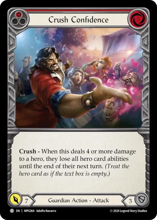 Crush Confidence (Red) [MPG064] (Mastery Pack Guardian)