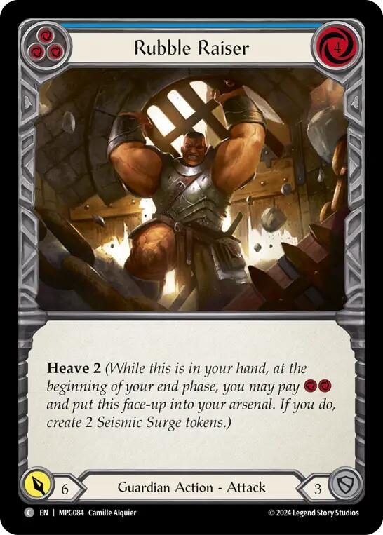 Rubble Raiser (Blue) [MPG084] (Mastery Pack Guardian)