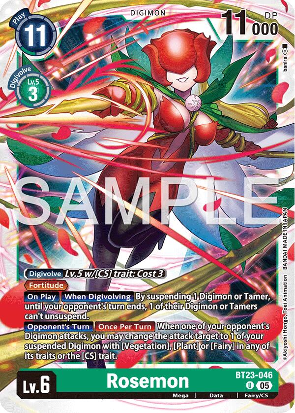 Rosemon [BT23-046] [Hackers' Slumber]