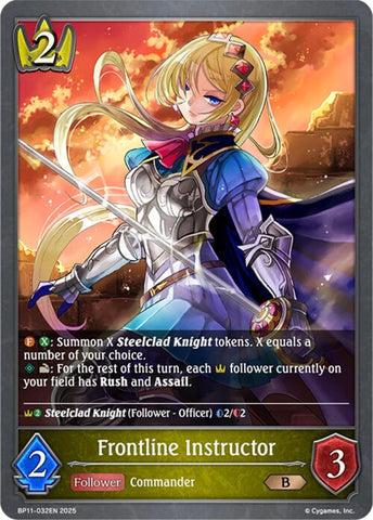 Frontline Instructor (BP11-032EN) [Bullet of Fate]