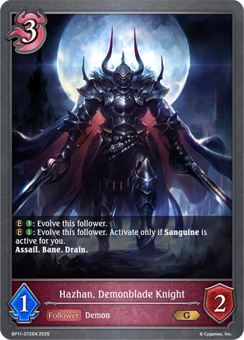 Hazhan, Demonblade Knight (BP11-072EN) [Bullet of Fate]