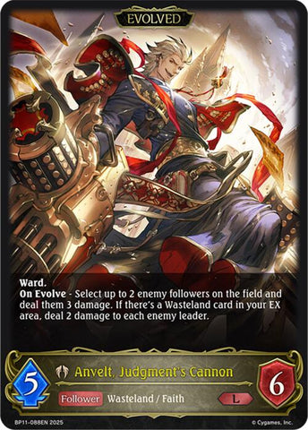 Anvelt, Judgment's Cannon (Evolved) (BP11-088EN) [Bullet of Fate]