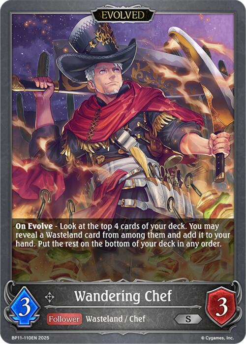 Wandering Chef (Evolved) (BP11-110EN) [Bullet of Fate]