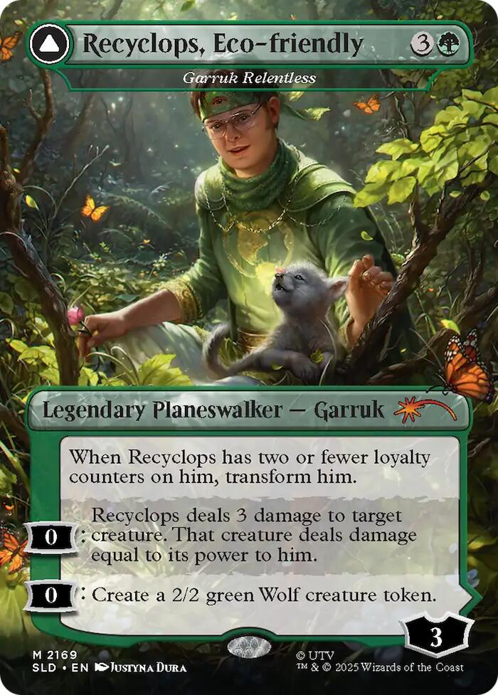Recyclops, Eco-friendly - Garruk Relentless [Secret Lair Drop Series]