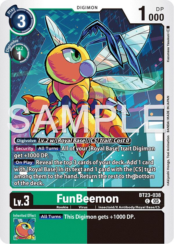 FunBeemon [BT23-038] - BT19-045 [Hackers' Slumber]