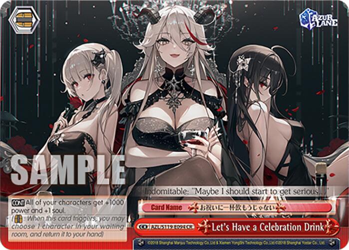 Let's Have a Celebration Drink (AZL/S119-E094 CR) [Azur Lane Vol. 2]