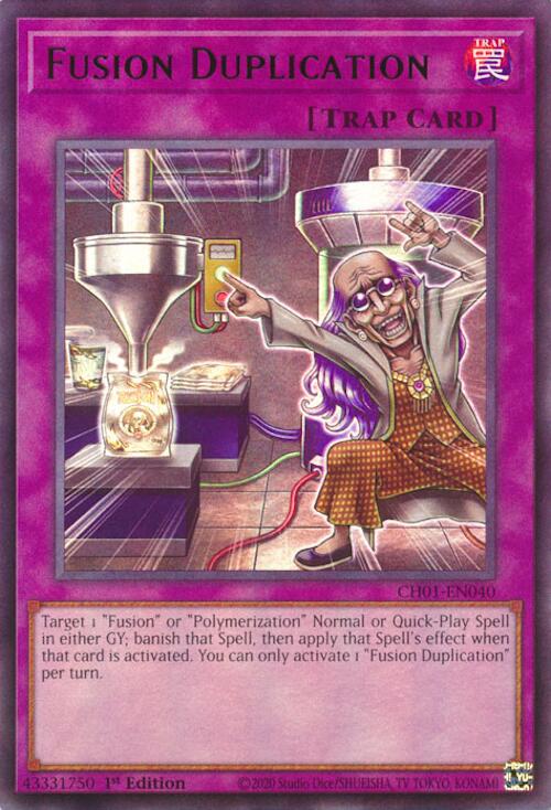 Fusion Duplication [CH01-EN040] Ultra Rare