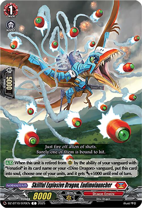 Skillful Explosive Dragon, Eudimolauncher (DZ-BT10/070EN) [Dragonsoul Resonance]