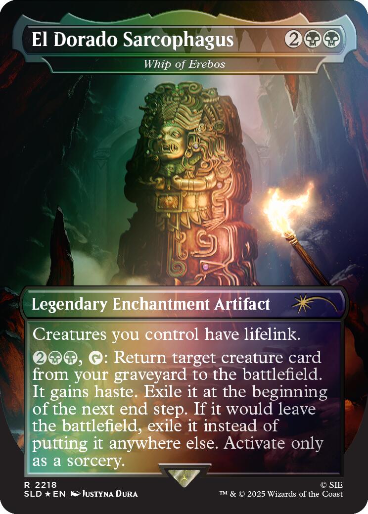 El Dorado Sarcophagus - Whip of Erebos (Rainbow Foil) [Secret Lair Drop Series]