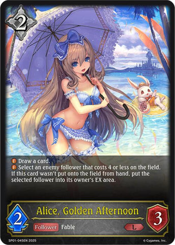 Alice, Golden Afternoon (SP01-045EN) [Seaside Memories]