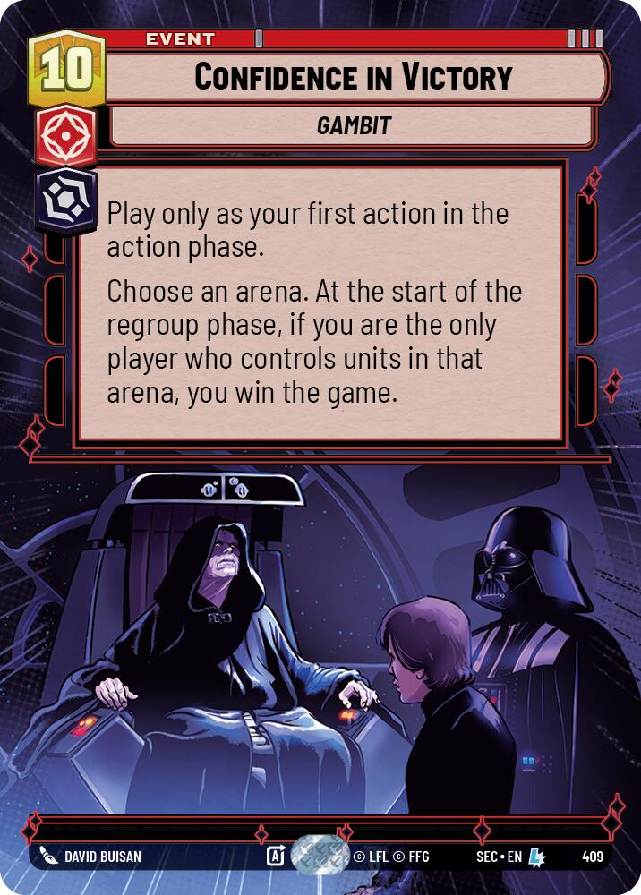 Confidence in Victory (409) (Hyperspace) (409) [Secrets of Power]