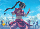 Ty Lee, Chi Blocker Art Card (Gold-Stamped Planeswalker Symbol) [Avatar: The Last Airbender Art Series]