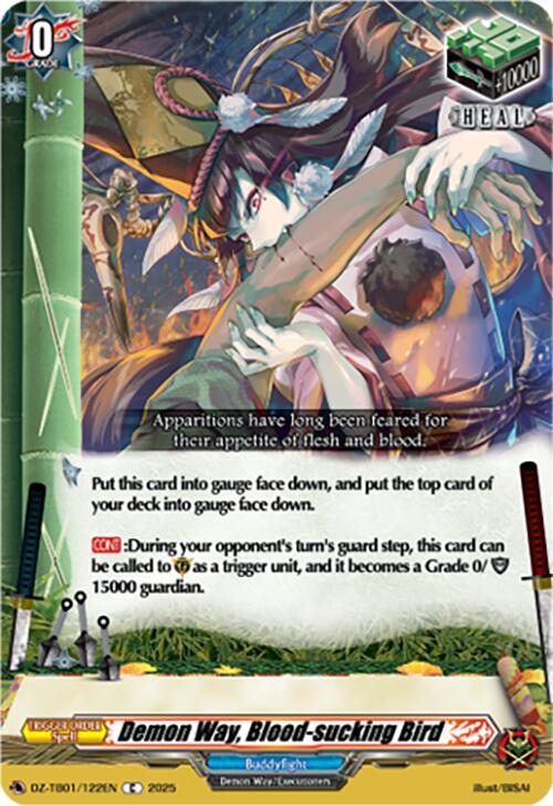 Demon Way, Blood-sucking Bird (DZ-TB01/122EN) (DZ-TB01/122EN) [Future Card Buddyfight]