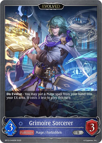 Grimoire Sorcerer (Evolved) (BP13-045EN) [Dominion of Darkness]