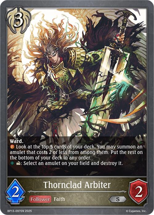 Thornclad Arbiter (BP13-097EN) [Dominion of Darkness]