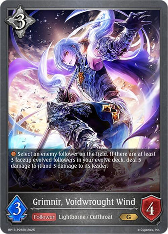 Grimnir, Voidwrought Wind - P25 (Foil) (BP13-P25EN) [Dominion of Darkness]