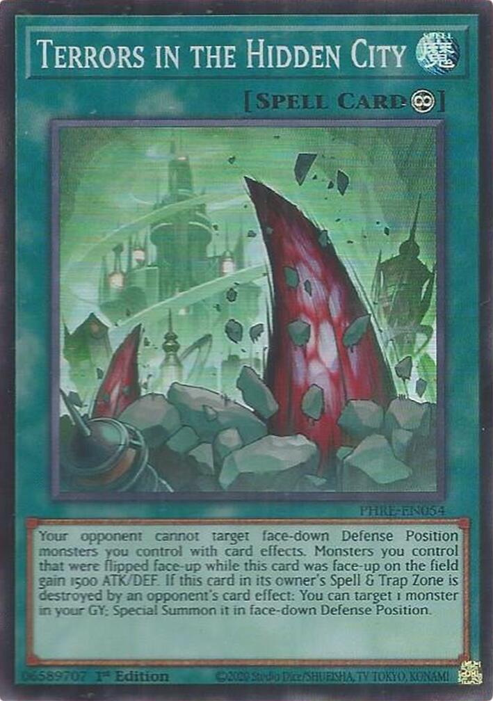 Terrors in the Hidden City (Super Rare) [PHRE-EN054] Super Rare