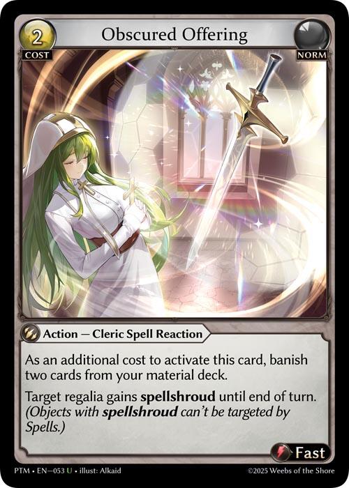 Obscured Offering (Curio Foil) (053) [Phantom Monarchs]