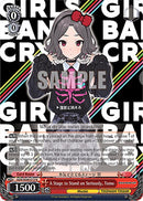 A Stage to Stand on Seriously, Tomo (GCR/SE48-E13 N) [Girls Band Cry Premium Booster]