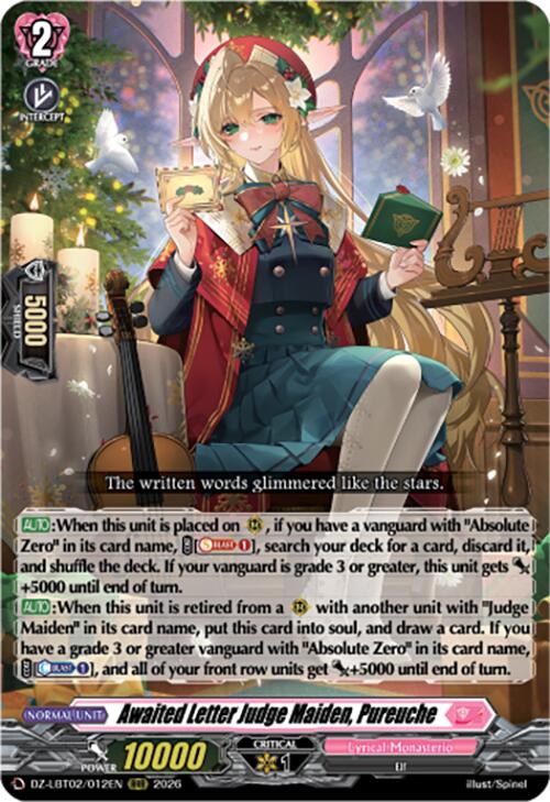 Awaited Letter Judge Maiden, Pureuche (DZ-LBT02/012EN) [Lyrical Monasterio Season of Wonders]