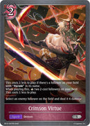 Crimson Virtue (BP15-087EN) [Trial of the Omens]