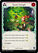Sprout Strength (Red) (Rainbow Foil) [PEN222] (Compendium of Rathe)  Rainbow Foil