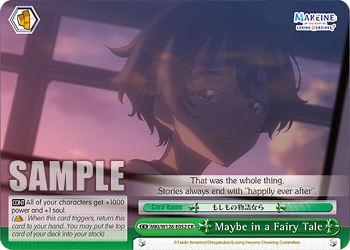 Maybe in a Fairy Tale (MKI/W126-E052 CR) [Makeine: Too Many Losing Heroines!]
