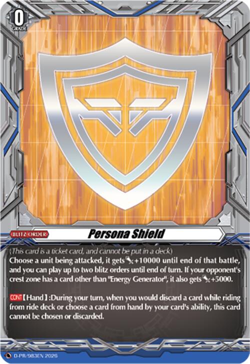 Persona Shield (D-PR/983EN) [D Promo Cards]