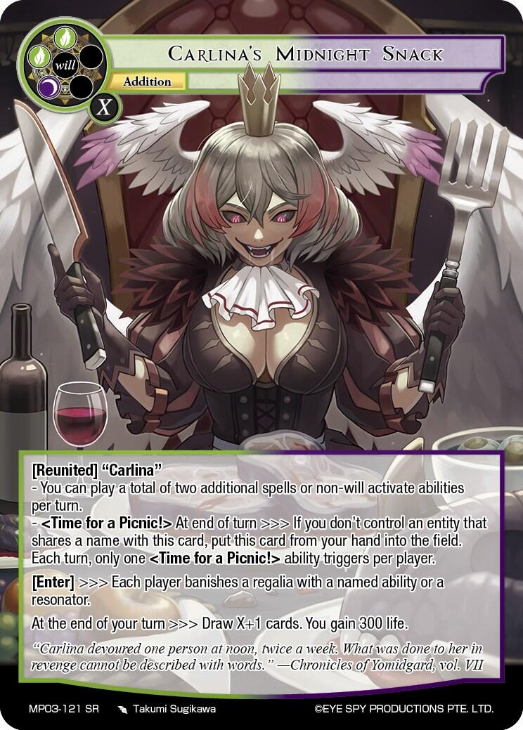 Carlina's Midnight Snack (MP03-121 SR) [Masterpiece Collection 03 "Dimensional Hope"]