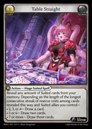 Table Straight (Curio Foil) (155) [Radiant Origins]