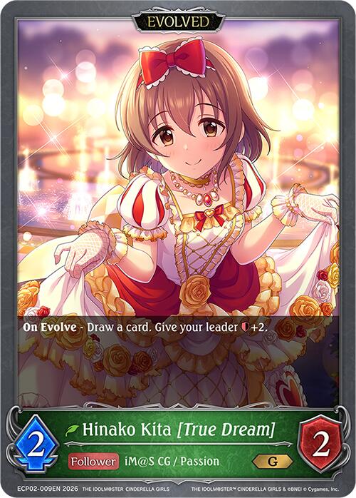 Hinako Kita [True Dream] (Evolved) (ECP02-009EN) [THE IDOLM@STER CINDERELLA GIRLS EX Crossover Set]