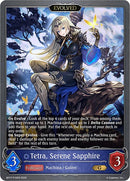 Tetra, Serene Sapphire (Evolved) - P10EN (Foil) (BP17-P10EN) [Convergent Destinies]