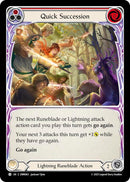 Quick Succession (Red) [OMN083] (Omens of the Third Age)