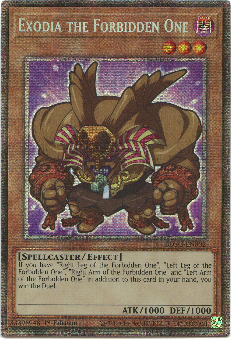 Exodia the Forbidden One (Starlight Rare) [BLGG-EN002] Starlight Rare