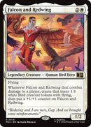 Falcon and Redwing (Surge Foil) [Marvel Super Heroes Commander]