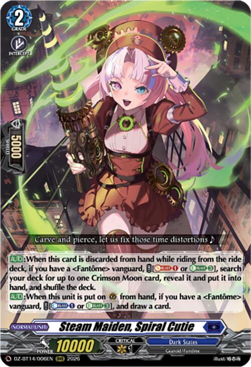 Steam Maiden, Spiral Cutie (DZ-BT14/006EN) [Envoys of the Crimson Moon]