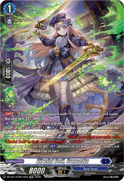 Direful Doll, Concetta (DZ-BT14/SR14EN) [Envoys of the Crimson Moon]