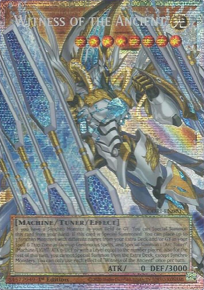 Witness of the Ancient (Starlight Rare) [CORI-EN081] Starlight Rare