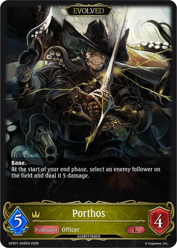 Porthos (Evolved) (GFE01-006EN) [Gloryfinder Events]