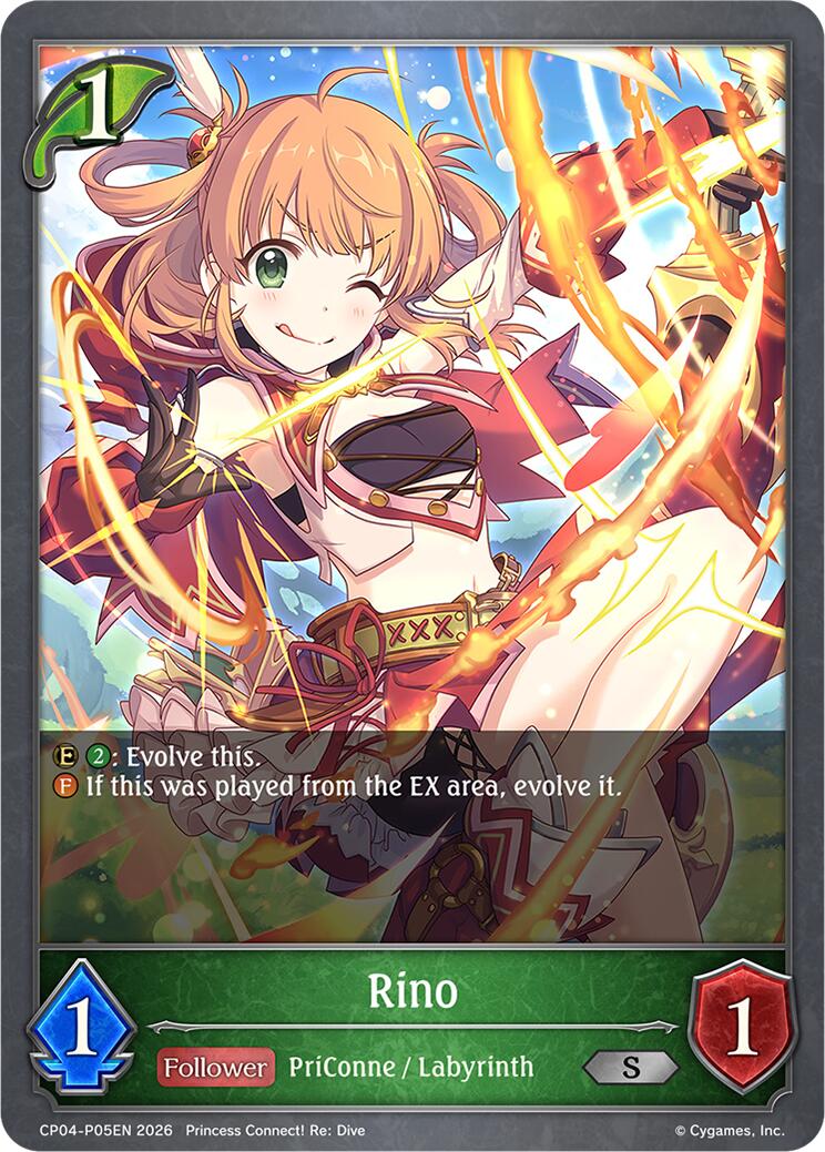 Rino - P05EN (Foil) (CP04-P05EN) [Princess Connect! Re: Dive]
