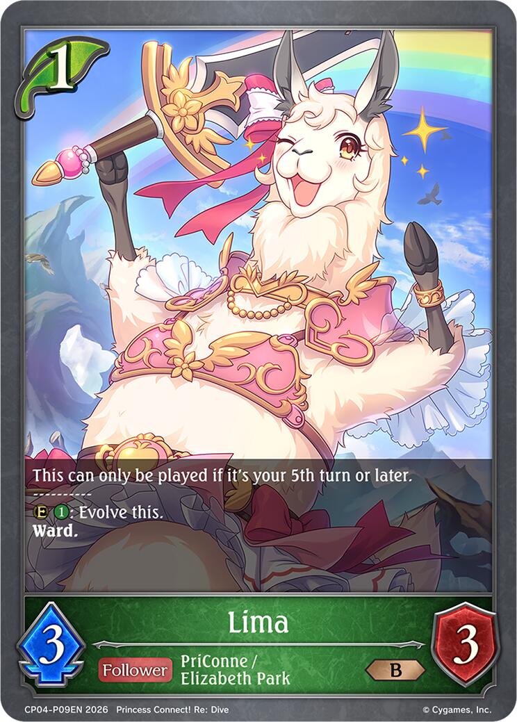 Lima - P09EN (Foil) (CP04-P09EN) [Princess Connect! Re: Dive]